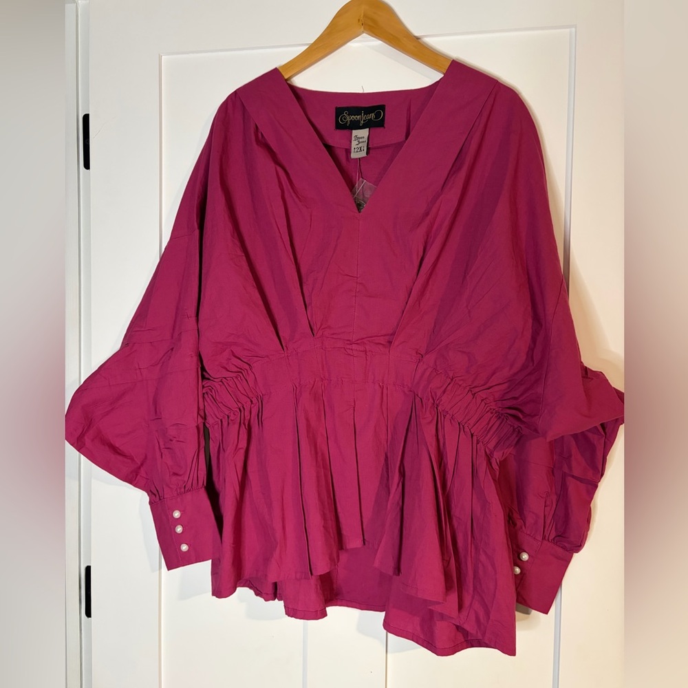 Spoon Jeans Women's Pink Top NWT 2X‎